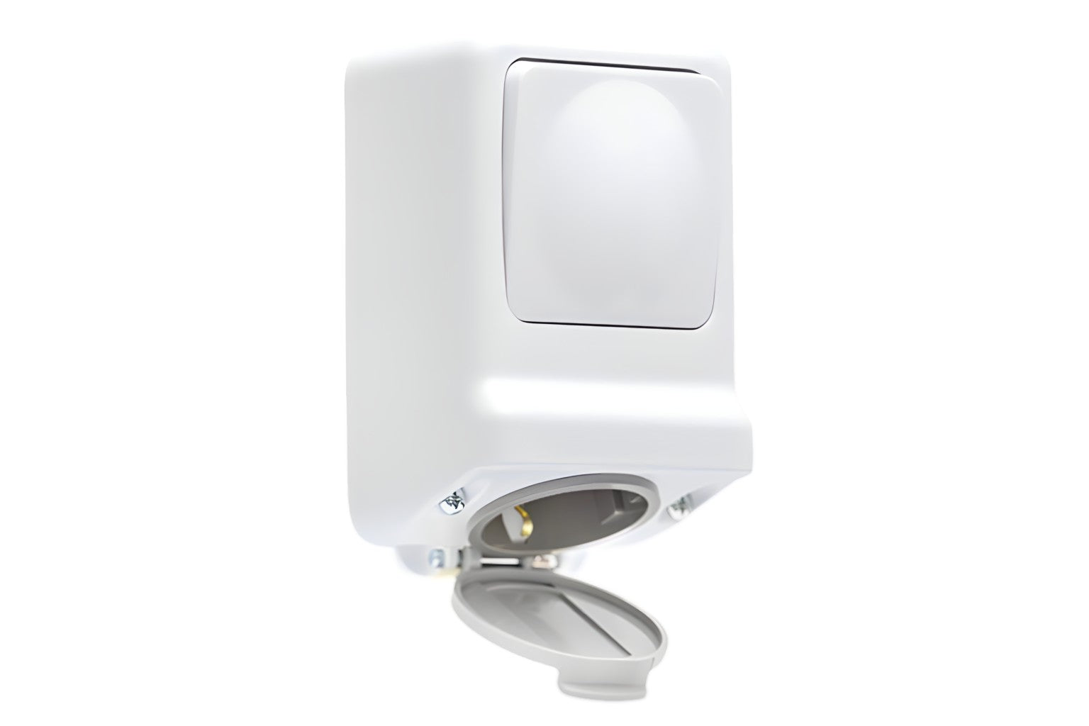 Power outlet with switch IP44 | ATRA – Electro Shop